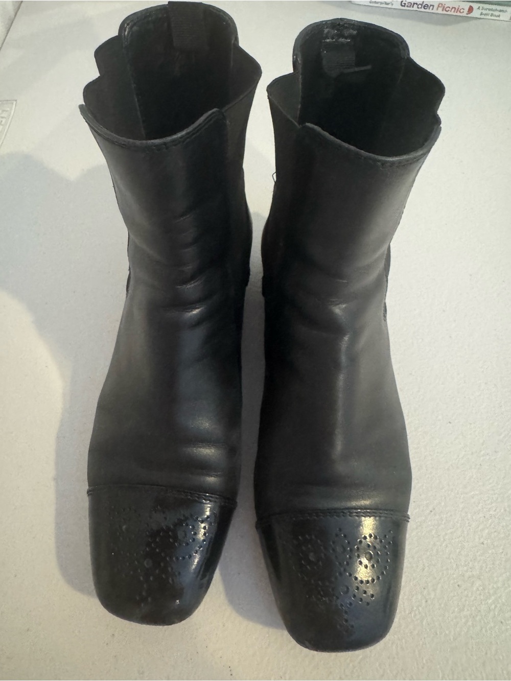 Tod’s Black Leather Chelsea Ankle Boots Size 36.5 - Picture 3 of 5